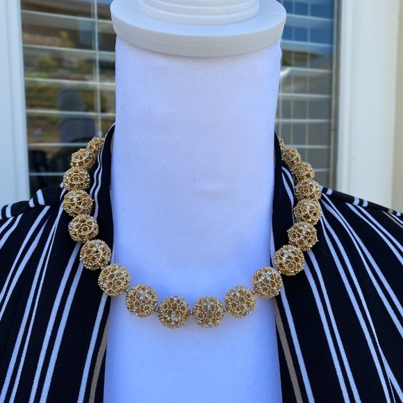 Charter Club Jewelry - Charter Club Gold Toned Metal Beaded Necklace